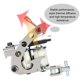 thumbnail image 3 of Máquina de Tatuaje, Bobina Maquina Kit de Tatuaje, Máquina de Tatuaje de Aleación Profesional Bobinas de Cobre Shader Tattoo Coil Machine Gun tatuajes kit de Spptty suministros de tatuaje, 3 of 7
