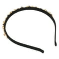 thumbnail image 6 of Unique Bargains 1Pc Bling Rhinestone Headband Unspecified Shapes Champagne Rhinestone Headband for Women 5.31"x0.39", 6 of 6