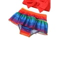 thumbnail image 3 of Seyurigaoka Girls Swimming Clothes Set, Halter Neck Tops and Printing Shorts, 3 of 7