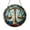 Acrylic 3.5 Inch, variant on Stained Glass Balance Scale Ornament – Artistic Window Hanging Decor1901