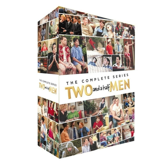Two and A Half Men: The Complete TV Series 1-12 (DVD 39-Discs Set) New Movies