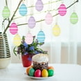 thumbnail image 5 of Darzheoy 12 Pcs Easter Hanging Eggs, 2.4" Easter Eggs Hanging Ornaments, Easter Decorations Eggs Tree Ornaments for Party Birthday Home Garden Decoration, 5 of 6