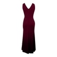 thumbnail image 3 of Afdoent Womens Dresses Elegant Off Shoulder Sleeveless Two Piece Bodycon V Neck Long Dress For Evening Party Formal Occasion Formal Party Dresses, 3 of 3