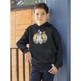 thumbnail image 2 of Retro Style French Bulldog Hoodie Juniors -Image by Shutterstock,  Small, 2 of 4