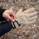 thumbnail image 4 of Greeniant Guantes de picnic al aire libre Camping Fuego Barbacoa Cuero Aislamiento térmico Guantes gruesos Estufas de camping Caqui Greeniant OD009595-02, 4 of 6