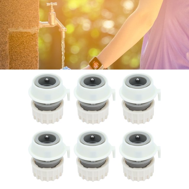 Conector rápido del grifo ANGGREK adaptador de manguera tipo tubo de bloqueo 8 piezas