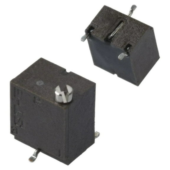 ST5ETW203 Resistor Cermet Trimmer 20K Ohm 10% 1/4W 11(Elec)/14(Mech)Turn 1.6mm (6 X 6.3 X 7.75mm) Gull Wing SMD, Cut Tape, RoHS