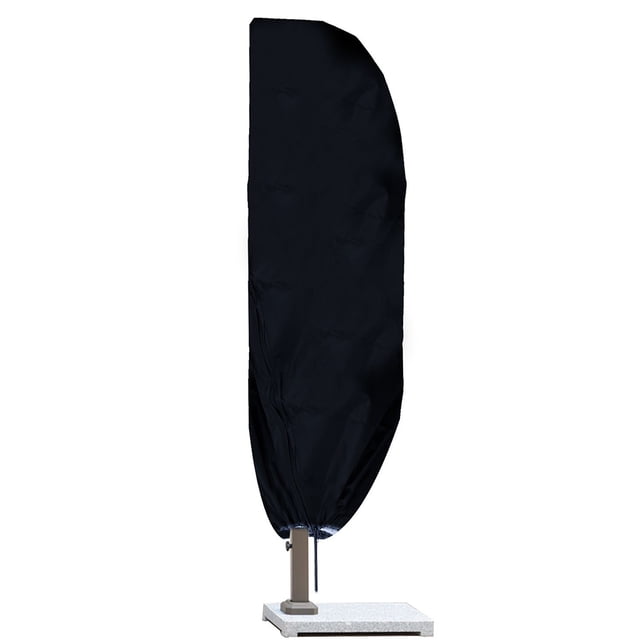 Cubierta De Sombrilla Cubierta De Paraguas Extra Grande Con Cremallera Exteriores Protector De Jardín De Plátano En Voladizo Con Bolsa De Almacenamiento Yuarrent HA013664-00
