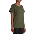 thumbnail image 5 of Time and Tru Women's Flutter Sleeve Top, 5 of 6