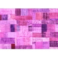 thumbnail image 1 of Ahgly Company Indoor Rectangle Patchwork Pink Transitional Area Rugs, 6' x 9', 1 of 4