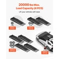 thumbnail image 3 of VEVOR Car Ramps, 4 PCS 20000 lbs GVW Capacity, 2.56 in Lift Height, Portable Low Profile Car Service Ramps for Home Garage Maintenance & Oil Changes, Heavy Duty for Low Chassis Vehicle & Support Jack, 3 of 9