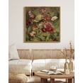 thumbnail image 3 of Drsoum Vintage Landscape Canvas Wall Art 16x16in Natural Framed Poppies Flower Classic Wall Prints Modern Farmhouse Kitchen Bedroom Office Decor, 3 of 6