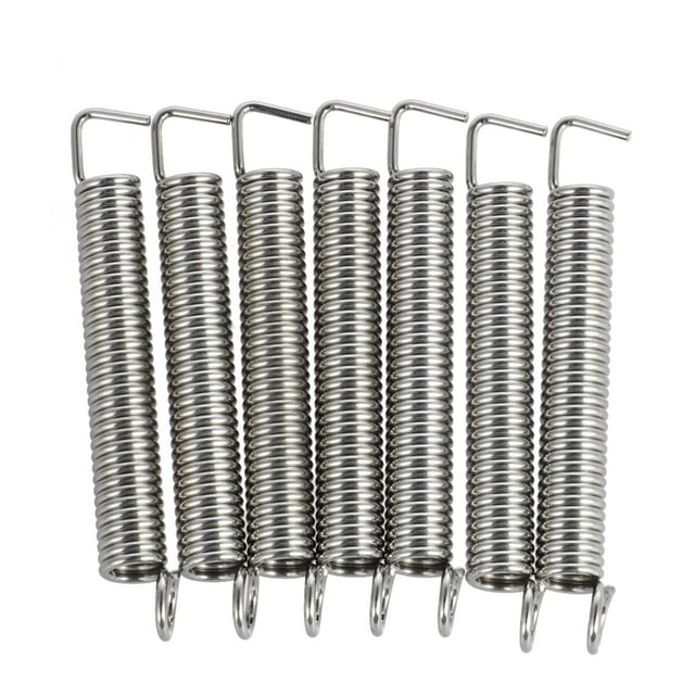 Miangastore 7 Pcs Tremolo pour Guitare Électrique Crochet Ressort Planche à Ficelle Manivelle Accessoires d'Instrument de Musique