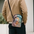 thumbnail image 3 of Xixirimido Small Sling Backpack Crossbody Sling Bag, Chest Bag Daypack Fanny Pack Cross Body Bag for Shopping Hiking Traveling, Beach Starfish Shell, 3 of 7