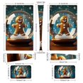 thumbnail image 3 of Skin Sticker for PS5 Slim Standard Disc Digital Edition Console and Controllers Decals for Playstation 5 (Ginger Snowman Crystal Ball,PS5 Disc Edition), 3 of 5