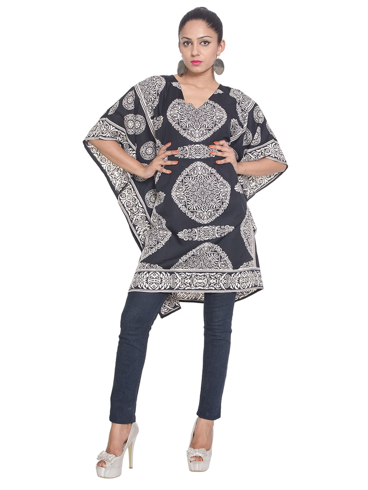 plus size caftan tops