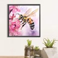 thumbnail image 2 of 5D bricolaje taladro redondo completo diamante pintura abeja Kit decoración del hogar arte artesanía FLhrweasw Nuevo, 2 of 9