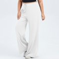 thumbnail image 2 of Women High Waisted Plus Size Yoga Pants Stretchy Wide Leg Yoga Trousers With Pockets Baggy Workout Running Leggings, 2 of 6