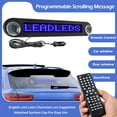 thumbnail image 6 of Leadleds Remote Led Car Sign Programmable Scrolling Message Board for Commercial Use, Blue, 6 of 10