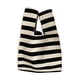 thumbnail image 3 of 3x Bolso De Mano De Punto Para Mujer Bolso De Hombro Informal Liviano Para Mujer Para Vacaciones Trabajo Raya, 3 of 8