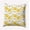 Yahoo Yellow, variant on 16" x 16" Simply Daisy Dancing Santas Polyester Indoor/Outdoor Pillow, Berry Red Qty 1