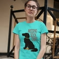 thumbnail image 3 of Tee Hunt Missing Sock Dept. T-Shirt Funny Flat-Coated Retriever Women's T-Shirt Grey, Light Blue, Medium, 3 of 5