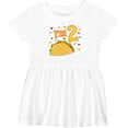 thumbnail image 3 of Inktastic I'm Two Taco Birthday Party Girls Baby Dress, 3 of 5