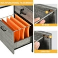 thumbnail image 6 of DWVO Computer Desk with Power Outlets & LED, U Shaped Desk, L Shaped Desk with Drawers, Large Reversible Corner Gaming Desk with Monitor Stand & Storage Shelves, 2 Person Office Desk, Gray, 6 of 17