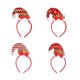 thumbnail image 3 of Cateissary Sombrero de Navidad, diadema, suministros para fiestas, accesorios exquisitos para tocado, disfraz Adorable, tocado de Navidad, Tipo 3, 3 of 6