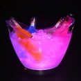 thumbnail image 3 of LED acrylic transparent Ice Buckets 5L Clear Plastic Ice Bucket Large Capacity Light Bucket RGB Colors Changing LED Cooler Bucket Champagne Wine Ice Beer Buckets with Lights for Party Home Bar Club, 3 of 4