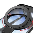 thumbnail image 3 of Allytechgroup Case for Apple iPhone 16e [Compatible with MagSafe], 360° Rotatable Invisible Magnetic Ring  Stand [Camera Lens Protector] Military-Grade Plating Clear Shockproof Phone Cover, Black, 3 of 7