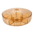 thumbnail image 2 of GUOOL Compartiment de Rangement Transparent, Multifonction Luxe Léger avec Couvercle Assiette à Bonbons, 2 of 6