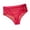 #0444-Red, variant on Mesh Panel Thong Panties for Women Low Rise No Show Support Briefs Breathable Smooth Trendy Daily Intimates Gift