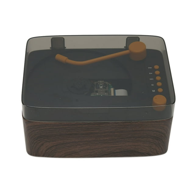 Reproductor de CD multifuncional, portátil, vintage, recargable, altavoz HiFi con Bluetooth, reproductor de CD para el hogar, el coche y los viajes