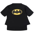 thumbnail image 3 of DC Comics Batman Cosplay Rash Guard, Swim Trunks and Detachable Cape UPF 50+ 3 Piece Outfit Set Camo Toddler to Little Kid, 3 of 5