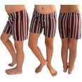 thumbnail image 6 of ToBeInStyle Boy's Pack of 6 Cotton Striped Boxer Shorts - Medium, 6 of 10