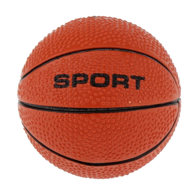Mini pelotas de futbolín de baloncesto 1/6 de 35 mm, baloncesto de plástico de protección para 1 Yotijar Figura de acción de baloncesto