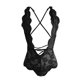 thumbnail image 2 of Gibobby Ropa interior mujer sexy Conjunto de lencería sexy para mujer con liguero, brasier de encaje y bragas conjunto de tirantes exóticos(Negro, G), 2 of 4