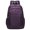 Purple, variant on Oxford Fabric Zipper Backpack with Charm