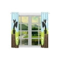 thumbnail image 3 of Mkhert Dog With Bones Blackout Window Curtain Kitchen Curtain 26X39 Inch, 2 Panels, 3 of 3