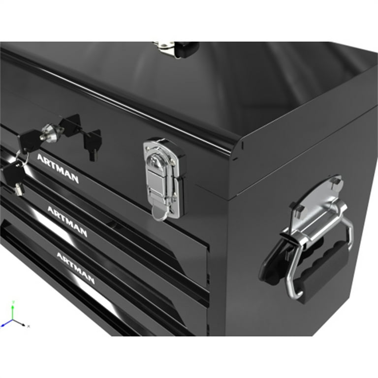 Aukfa 439-Piece Mechanics Tool Set, 3 Drawer Tool Organizer Metal