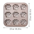 thumbnail image 2 of TIMIFIS Baking pan Non Stick Coating 9-piece Cake Cake Baking Pan Household DIY Baking kitchen gadgets Kitchen Gadgets, 2 of 2