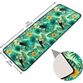 thumbnail image 2 of Dreamtimes Toucans Jungle Summer Hallway Runner Rug 2'x6' Kitchen Rug with Rubber Backing Tropical Leaves Flowers Non Slip Entryway Rug Runner Washable Soft Area Rug for Hallway Bedroom Kitchen Decor, 2 of 6