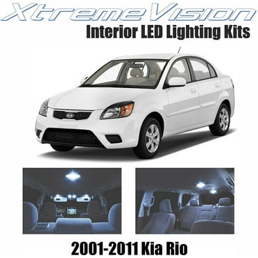 XtremeVision Interior LED for Kia Rio 2001-2011 3 Pieces Cool White Interior LED Kit   Installation Tool