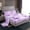 Purple, variant on Manfei Teens Female Kawaii Bow Knot Twin Sheet Sets 3pcs,Dreamy Princess Twin Fitted Sheet Microfiber,Polka Dots Breathable Flat Sheet,Lightweight Room Decor