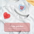 thumbnail image 4 of Moluckfu 8Ud Parches Para Gorras Con Corazón Bordado Para Ropa Y Mochilas Fácil De Aplicar Colores Surtidos, 4 of 6