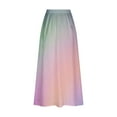 thumbnail image 3 of yillto Womens Plus Size Skirts High Waist Loose Summer Beach Vacation Long Maxi Skirts with Pockets, 3 of 5
