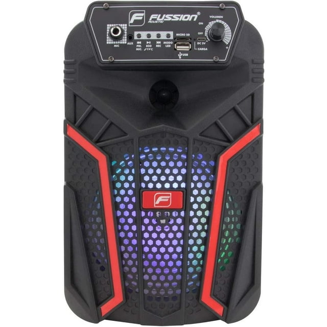 BAFLE RECARGABLE 6,5 PULG BT FM USB AUX Fussion Acustic CHPBS-65003