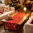 thumbnail image 2 of Christmas Table Runner Golden Snowflake Design Washable for Dining Table Holiday Party Home Decor, 2 of 6