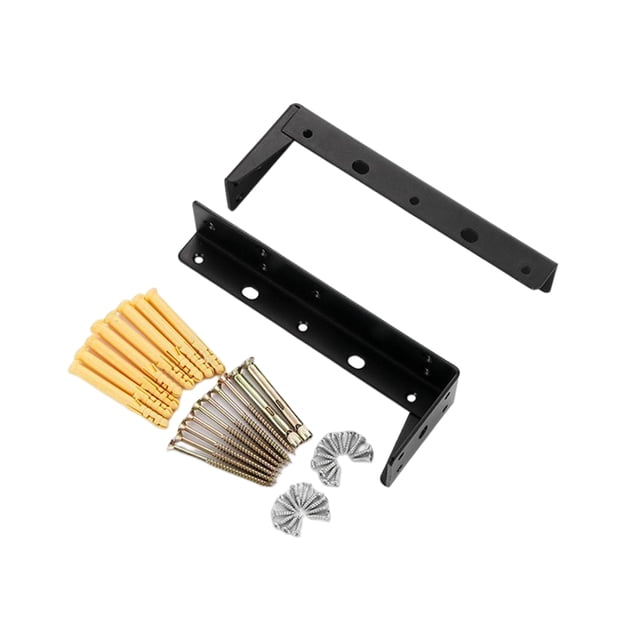 Advancent Estantes flotantes Montaje en pared de acero laminado en frío Soportes de estante gruesos Dureza fuerte Soporte de estantería Decoración del hogar 220 mm